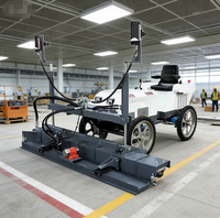 Machine de nivellement laser 360° à prix d'usine, règle à béton automatique à haute vibration pour la construction de chaussées