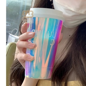 Tasse en plastique d'injection de thé à bulles PP 500ml 700ml 16oz 24oz personnalisée avec étiquetage dans le moule (IML) - Product Image 2