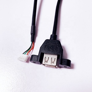 Kabel USB Panel Mount Female dengan Sekrup ke Header JST 2.0MM - Product Image 3