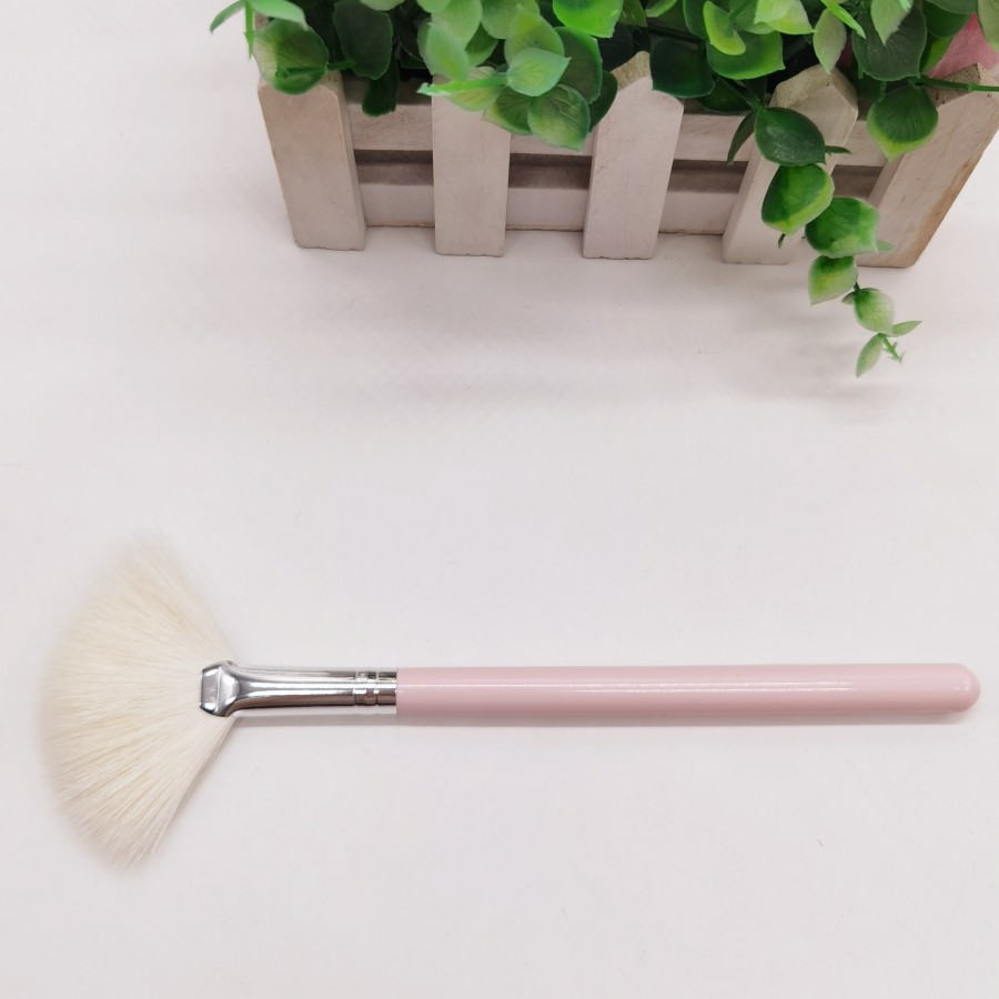 Poil de chèvre blanc manche en bois rose