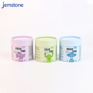 กล่องกระดาษคราฟท์ทรงกระบอกสำหรับบรรจุภัณฑ์อาหารเสริมกาแฟ พิมพ์โลโก้ได้ตามต้องการ บรรจุภัณฑ์แบบหลอดกระดาษเกรดอาหาร สำหรับเก็บชาแบบใบ - Product Image 4