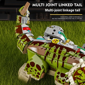 1368 + pcs hạt nhỏ moc khối sterrholophus Đầm Lầy Lắp ráp khối xây dựng thiết lập trẻ em giáo dục tự làm đồ chơi mji 13051 - Product Image 5