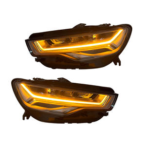 Fari Anteriori SJC Full LED Modificati per <span class=keywords><strong>Audi</strong></span> <span class=keywords><strong>A6</strong></span> C7 12-15, Aggiornamento Fanali, Accessori Auto, Sistema di Illuminazione Plug and Play - Product Image 5