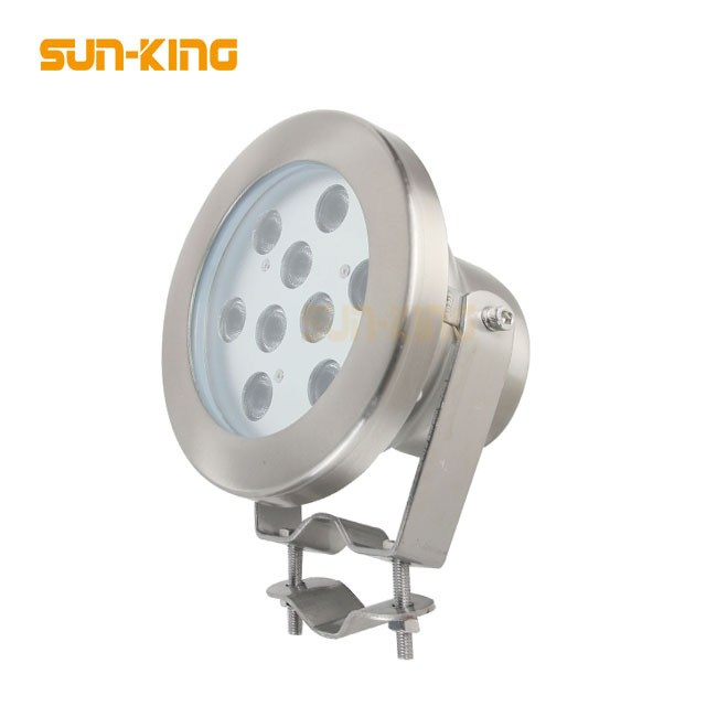 9W 12W LED Underwater Pool Lights AC DC 12V IP68 Fountain Light RGB RGBW DMX512 Control Waterproof Swim Submersible Lighting