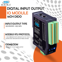 Módulo IO Remoto con Protocolo Modbus-RTU CK-5162R, Comunicación RS485, Interruptor, Módulos de Salida Digital Distribuidos 485, Entrada Analógica
