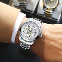 Montre mécanique de luxe pour homme, très vendue, sportive, de haute qualité, lumineuse, étanche, squelette, automatique