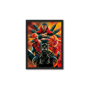 Venta al por mayor personalizado de lenticular imágenes en 3D Dragon Ball una pieza venganza Marvel Spiderman Messi 3D anime poster 3D poster anime - Product Image 1
