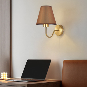 Nordic Modern Creative <strong>LED</strong> Wall Fabric Bedroom Bedside Crystal Warm White for Hotel <strong>Room</strong> Corridor Indoor Square <strong>LED</strong> Wall <strong>Light</strong> - Product Image 5