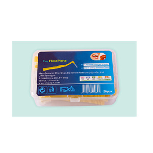 Venta directa de fábrica de cepillos interdentales en forma de L de mango corto, cepillos de dientes para ortodoncia, 20 piezas/caja; OEM personalizado - Product Image 4