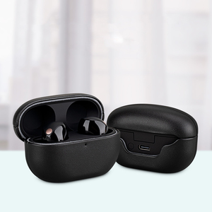 2023 PU cuir Protection complète écouteur boîte de charge coque de protection pour <span class=keywords><strong>Sony</strong></span> <span class=keywords><strong>WF</strong></span>-<span class=keywords><strong>1000XM5</strong></span> écouteurs sans fil - Product Image 4
