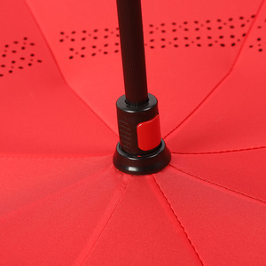 Parapluie inversé à poignée C, design créatif, intérieur extérieur, personnalisable avec impression de logo de voiture. - Product Image 5