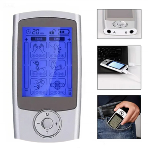 Điện xung kích thích cơ bắp hàng chục trở lại cơ thể Massager đệm điều chỉnh thời gian kiểm soát được xây dựng trong pin di động cho đau - Product Image 5