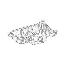 อ่างน้ำมันเครื่องโรงงานผลิต สำหรับรถยนต์เมอร์เซเดส-เบนซ์ A2780106504 - Product Image 1