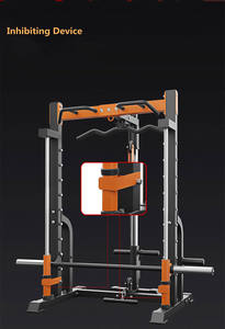 Comercial Smith Sport Fitness Multifuncional Pecho Inclinación Banco Prensa Rack <span class=keywords><strong>Barra</strong></span> ajustable Pesos Acero Culturismo Rack - Product Image 5