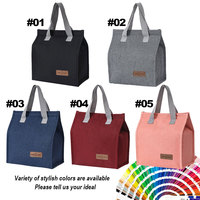 Sac de pique-nique isolé en tissu Oxford personnalisable avec logo Portable Vintage Summer Student Lunch Bag Wholesale Fashionable Design