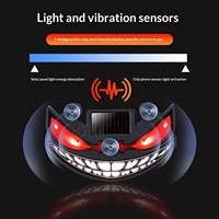 Lumière décorative pour vitre arrière de voiture Little Devil, éclairage d'ambiance avec capteur de vibration solaire LED, livraison directe d'usine