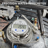 Termómetro Industrial con Sonda, Pantalla Digital, Resistente al Agua, Acero Inoxidable IP68, Precio de Fábrica, -50~+200C