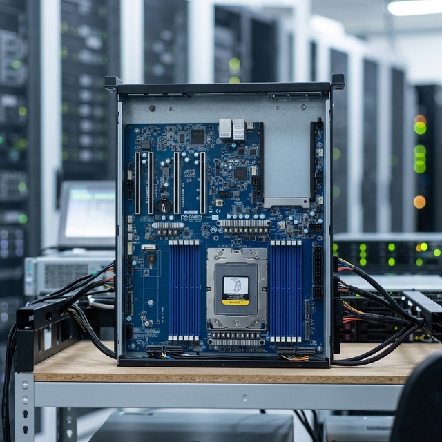 MZ33-CP1 E-ATX Server Motherboard with Single AMD LGA 6096(Socket SP5),DDR5 Support