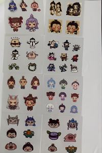 High-quality, customised waterproof vinyl label sheets; colour-cut, self-adhesive cartoon stickers - Product Image 6