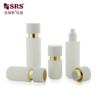 Emballage cosmétique en verre 30ml 50ml 100ml 120ml Produits de soin de la peau Flacons pompe pour lotion