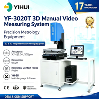 Système de mesure vidéo 3D manuel série YIHUI YF-T avec sonde d'image intégrée 2D/3D pour équipement de test et de mesure géométrique