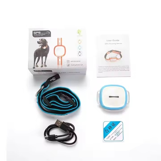2G Tracker Portable Tracking Device for Dog Pets Mini Waterproof IP67 Personal Child Locator Collar Cat Dog Pet GPS Tracker