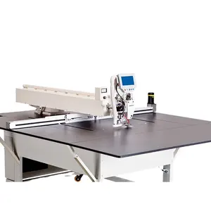 Máquina de coser de plantilla automática, Gc-T15080l, con corte láser