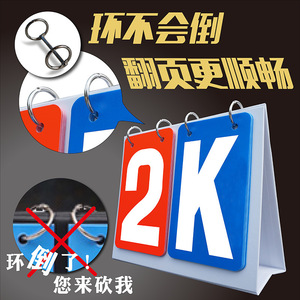 PVC Two Digit Scoreboard Portable Score Counter For Football Badminton Green Blue Black - Product Image 4