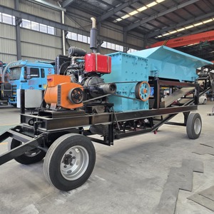 Station de concassage mobile multifonctionnelle avec criblage et moteur diesel, concasseur de pierre mobile d'usine - Product Image 2