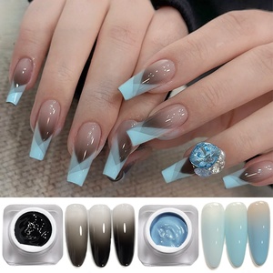Nuevo Gel UV Francés de Alta Saturación Popular 2026 para Uñas, Pinellia <span class=keywords><strong>Ternate</strong></span>, Gel Pintado Sin Capa de Fijación (No-Wipe) - Product Image 3