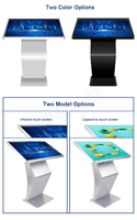 New 43 Inch 4K UHD Touch Screen Kiosk-Windows/Android Dual OS USB Interface WiFi Digital Signage Monitor
