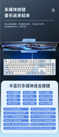 SUNSONNY N-J11PRO 104 Key Wired Mechanical Keyboard Hot Swappable 21 RGB Modes Full Anti Ghosting for PC Gaming