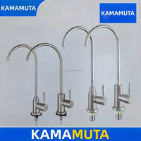 Robinet Purificateur d'Eau Manuel RO en Acier Inoxydable KAMAMUTA à Bec Col de Cygne pour Usage Domestique, Commercial et Hôtelier avec Garantie d'un An