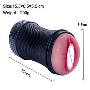 Männlicher Mastur bator mit tiefem Hals becher Verbessertes männliches Saugen <span class=keywords><strong>Masturbation</strong></span> Erfahrung Vagina und Vibrations funktionen Adult Toy - Product Image 4