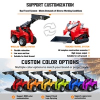 Minicargadora Multifuncional con Plataforma para Operador, Cumple con las Normas EPA Euro5, Equipada con Cucharón 4 en 1 para Proyectos Terrestres