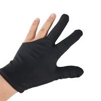 Gants de billard WECARE GLOVE à trois doigts en spandex pour usage commercial