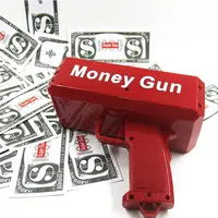 OEM Customized Color Logo Play Money Make It Rain Cash Shooter Spray Money Gun Toy