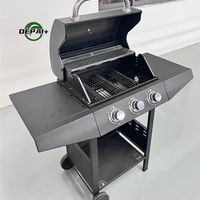 Barbecues à gaz portables pour l'extérieur, cuisines d'extérieur, barbecue à gaz en céramique, pod extérieur