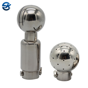 Санитарная нержавеющая сталь SS304 SS316L круглый фиксированный роторный Болтовой чистящий шар 360 распылительная форсунка из нержавеющей стали - Product Image 3