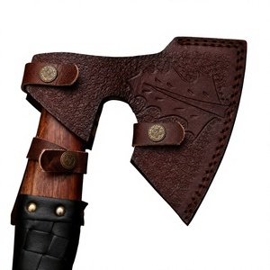 Premium Outdoor Handcrafted Head Camping <b>Axe</b> High Carbon Steel Head <b>Wooden</b> Handle Industrial Grade Carbon Steel <b>Axe</b> - Product Image 5