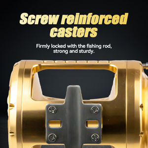 Carrete <span class=keywords><strong>de</strong></span> pesca <span class=keywords><strong>de</strong></span> 20W y 30W, 2 velocidades, agua salada, 5,2: 1/2, 3:1, Metal, aluminio, carrete redondo <span class=keywords><strong>de</strong></span> alta velocidad, carrete <span class=keywords><strong>de</strong></span> curricán <span class=keywords><strong>de</strong></span> juego grande para pesca en el <span class=keywords><strong>mar</strong></span> - Product Image 6