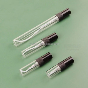 나사 캡이있는 2ml 3ml 5ml 10ml 작은 빈 스프레이 리필 향수 테스터 여행 슬림 유리 샘플 향수병 - Product Image 1