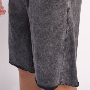 กางเกงขาสั้นผู้ชายผ้าแห้งเร็วระบายอากาศได้ดีพิมพ์ลายโลโก้ตามสั่ง สไตล์ใหม่ กางเกงขาสั้นผู้ชายแบบย้อมสีเอซิด - Product Image 5