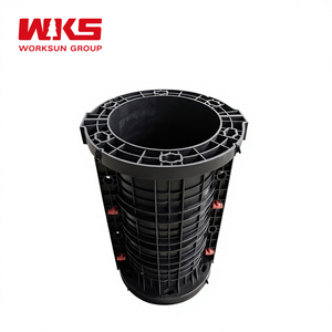 Coffrage en plastique ABS de qualité ingénierie, moule universel pour béton, gabarit de construction modulaire pour murs et colonnes - Product Image 1