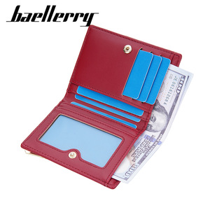 กระเป๋าสตางค์สั้นผู้หญิง Baellerry รุ่นมินิ หนัง PU สีแดง คอลเลคชั่นฤดูใบไม้ผลิ 2023 - Product Image 2