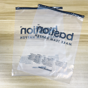 Free Design Custom Printing Biodegradable PE/CPE Transparent Slider Zipper Plastic Bag for <strong>Packing</strong> <strong>Tshirt</strong> - Product Image 4