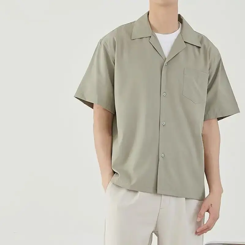 Desain baru penjualan musim panas OEM kaus Polo ukuran besar katun tenun gambar Logo bordir kancing kustom gaya kasual