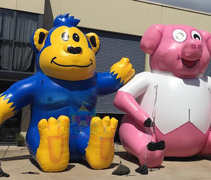 Ballon géant gonflable pour fête en plein air, gonflables, publicité, vache, personnage de dessin animé - Product Image 3
