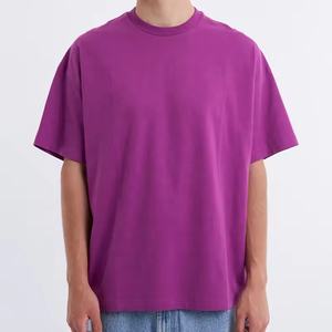 Camiseta Blanca de Algodón de Alta Calidad, Lisa, Estilo Urbano, 220 g/m², Hombros Caídos, Talla Grande para Hombre - Product Image 4