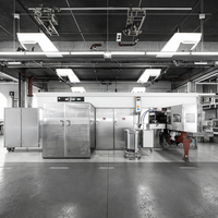 Chaîne de production de gaufres en acier inoxydable de qualité supérieure certifiée CE, machine à biscuits automatique, état neuf